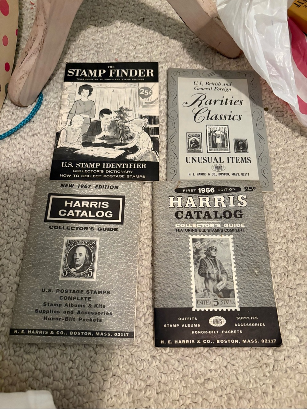 Catalog Gray Stamp Collectors Guide - Classic 1960s Style lot of four